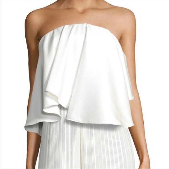 Solace London Tops - Solace London Strapless Crop Top